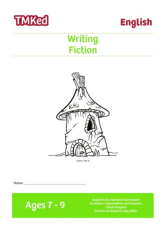 Key stage 2 Literacy Writing Worksheets for kids - writing fiction, printable workbook, 7-9 years